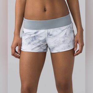 Lululemon Athletica women Gray Athletic Shorts Lightweight Performance